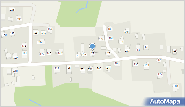 Kopaliny, Kopaliny, 77, mapa Kopaliny