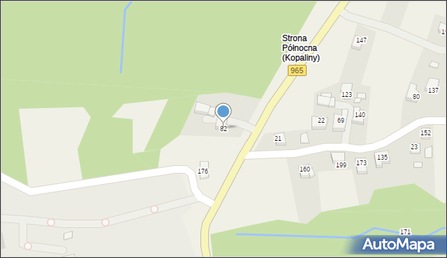 Kopaliny, Kopaliny, 82, mapa Kopaliny