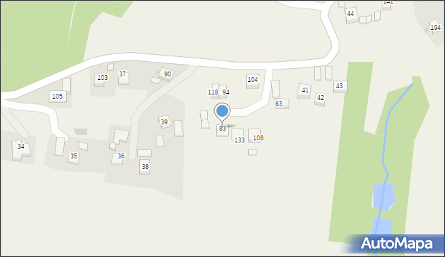 Kopaliny, Kopaliny, 83, mapa Kopaliny