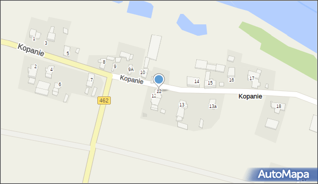 Kopanie, Kopanie, 12, mapa Kopanie