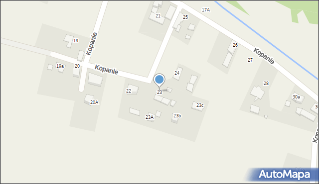 Kopanie, Kopanie, 23, mapa Kopanie
