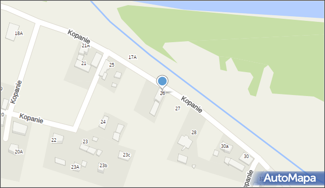Kopanie, Kopanie, 26, mapa Kopanie