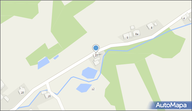 Kopaniec, Kopaniec, 10, mapa Kopaniec