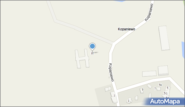 Kopaniewo, Kopaniewo, 12, mapa Kopaniewo