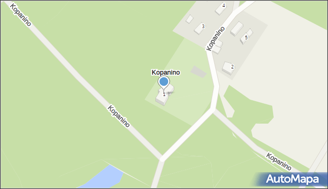 Kopanino, Kopanino, 1, mapa Kopanino