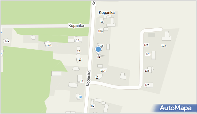 Kopanka, Kopanka, 14, mapa Kopanka