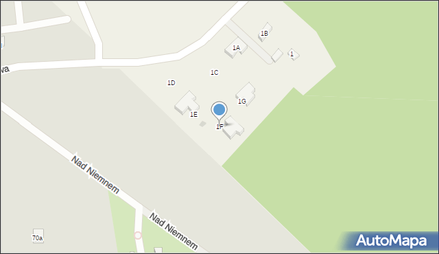 Kopanka, Kopanka, 1F, mapa Kopanka