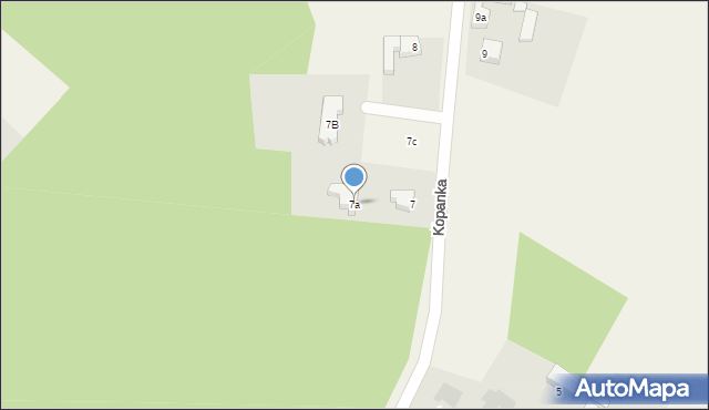 Kopanka, Kopanka, 7A, mapa Kopanka