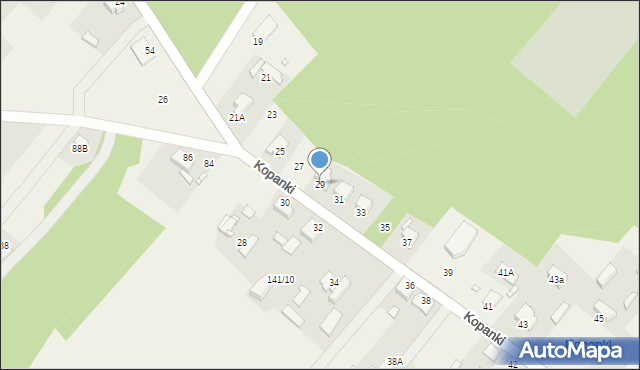 Kopanki, Kopanki, 29, mapa Kopanki