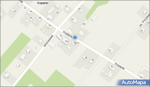 Kopanki, Kopanki, 56, mapa Kopanki