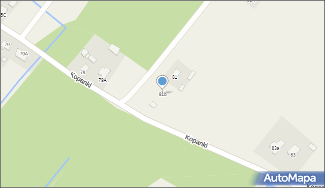 Kopanki, Kopanki, 81b, mapa Kopanki