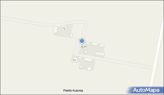 Kopce, Kopce, 71, mapa Kopce