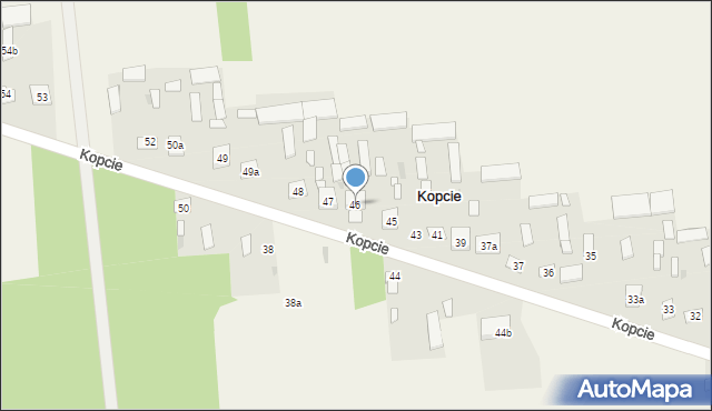 Kopcie, Kopcie, 46, mapa Kopcie