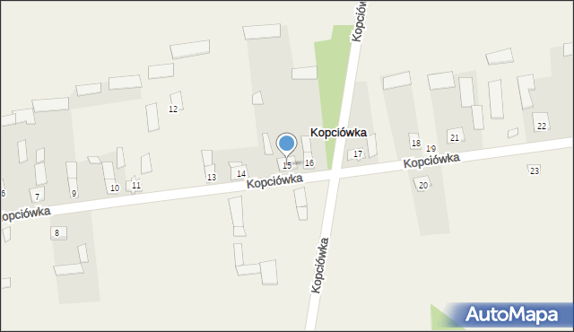 Kopciówka, Kopciówka, 15, mapa Kopciówka