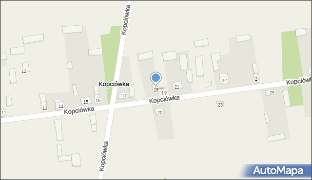 Kopciówka, Kopciówka, 18, mapa Kopciówka