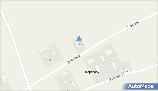 Kopczany, Kopczany, 60, mapa Kopczany