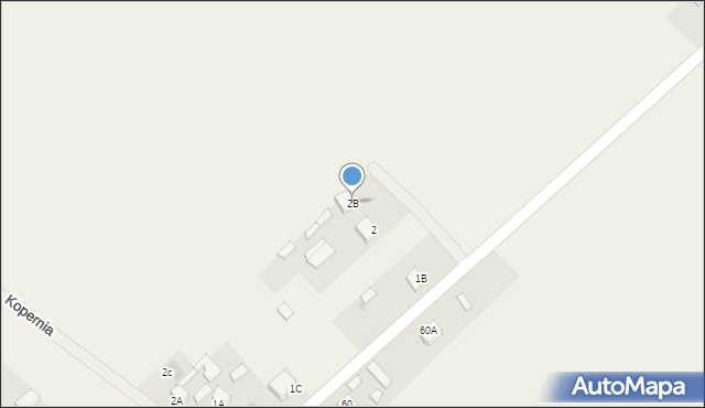 Kopernia, Kopernia, 2B, mapa Kopernia