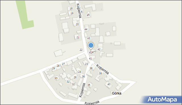 Kopernia, Kopernia, 41A, mapa Kopernia