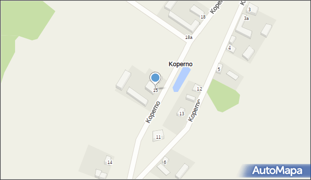 Koperno, Koperno, 15, mapa Koperno