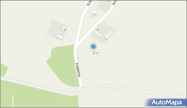 Koperno, Koperno, 7, mapa Koperno