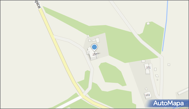 Kopice, Kopice, 100, mapa Kopice