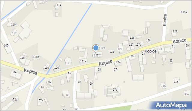 Kopice, Kopice, 122, mapa Kopice