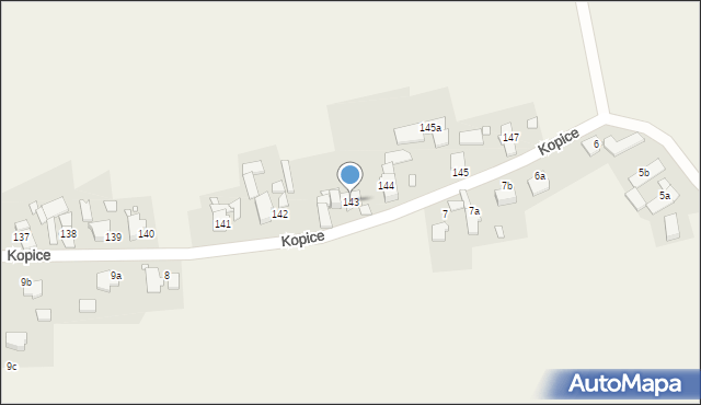 Kopice, Kopice, 143, mapa Kopice