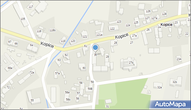 Kopice, Kopice, 30, mapa Kopice