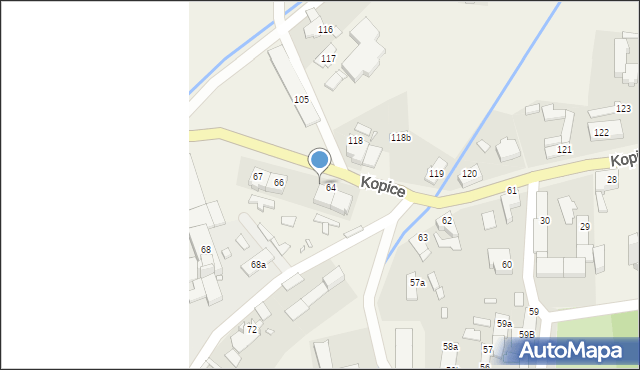 Kopice, Kopice, 65, mapa Kopice