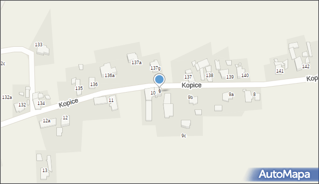 Kopice, Kopice, 9, mapa Kopice