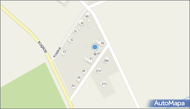 Kopice, Kopice, 98, mapa Kopice