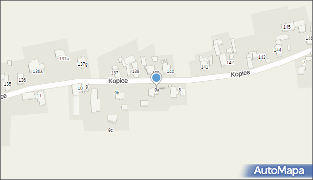 Kopice, Kopice, 9a, mapa Kopice