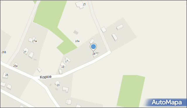 Kopice, Kopice, 16, mapa Kopice