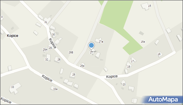 Kopice, Kopice, 27, mapa Kopice