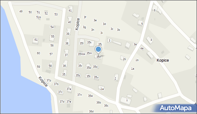 Kopice, Kopice, 35n, mapa Kopice