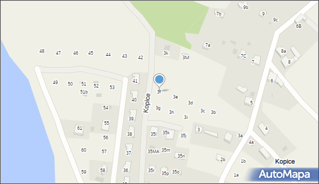 Kopice, Kopice, 3f, mapa Kopice