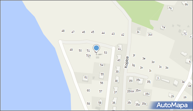 Kopice, Kopice, 52b, mapa Kopice