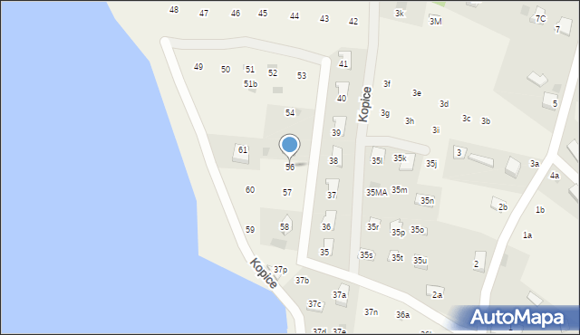 Kopice, Kopice, 56, mapa Kopice