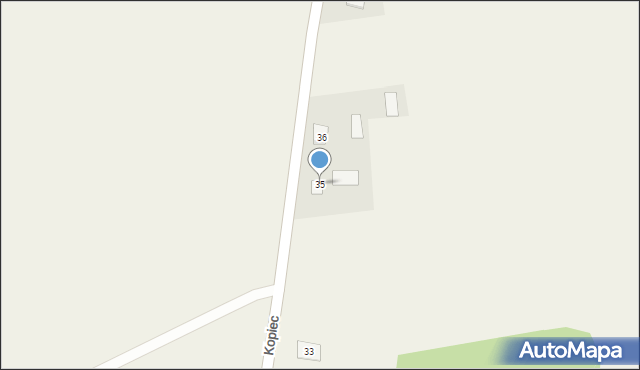 Kopiec, Kopiec, 35, mapa Kopiec