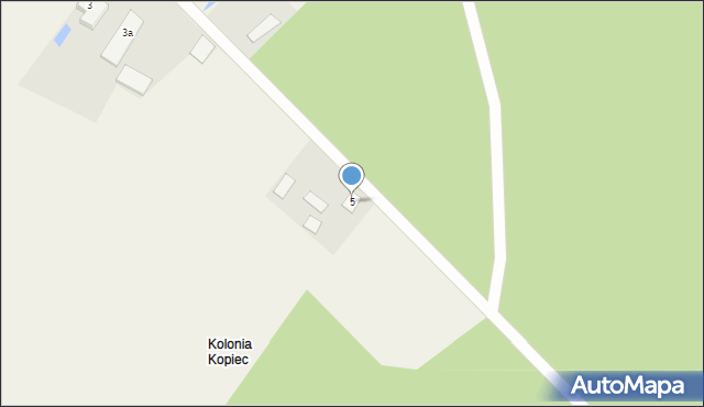 Kopiec, Kopiec, 5, mapa Kopiec