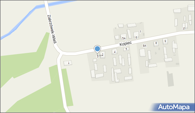 Kopiec, Kopiec, 3, mapa Kopiec