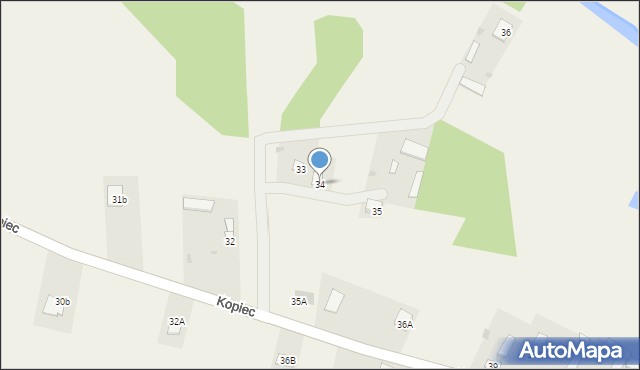 Kopiec, Kopiec, 34, mapa Kopiec