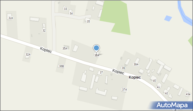 Kopiec, Kopiec, 36A, mapa Kopiec