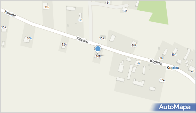 Kopiec, Kopiec, 36B, mapa Kopiec