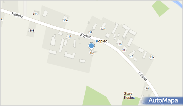 Kopiec, Kopiec, 37A, mapa Kopiec