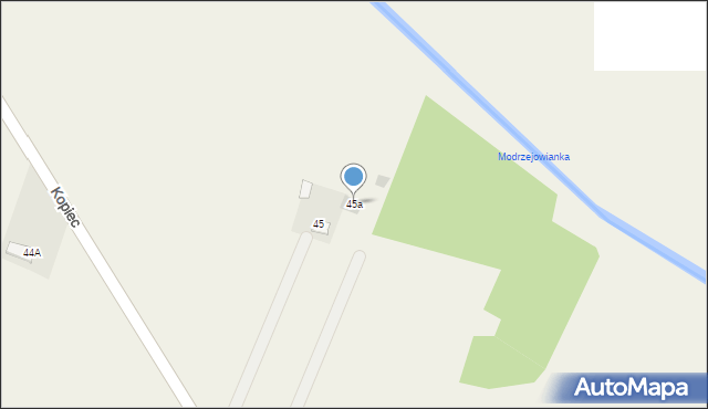 Kopiec, Kopiec, 45a, mapa Kopiec