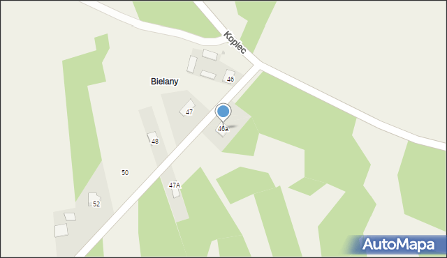 Kopiec, Kopiec, 46a, mapa Kopiec