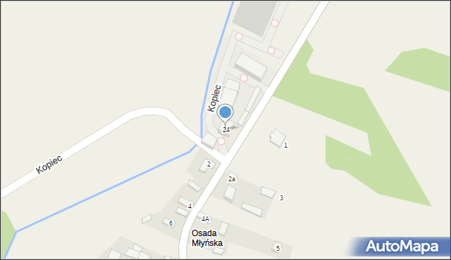 Kopiec, Kopiec, 24, mapa Kopiec