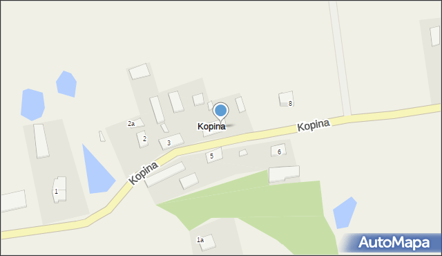 Kopina, Kopina, 4a, mapa Kopina