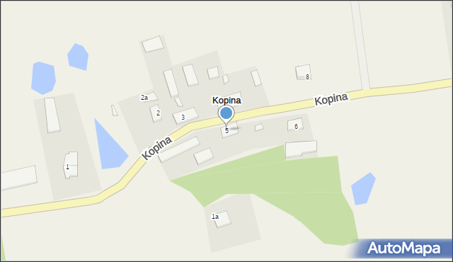 Kopina, Kopina, 5, mapa Kopina